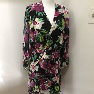 LARUE Palm Beach silk robe/wrap/cover up.